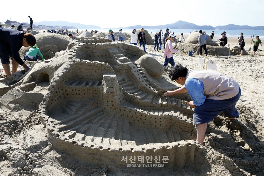 신두리, 제17회 태안 국제 모래조각 페스티벌 열려!